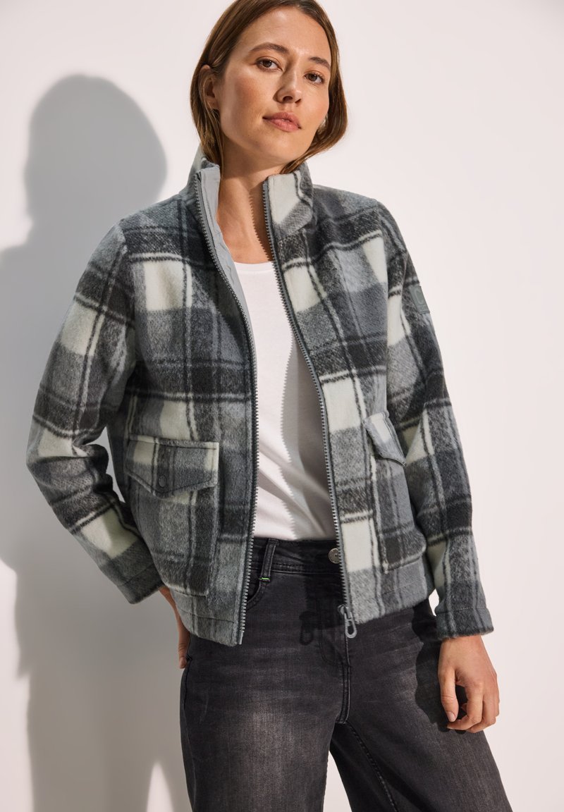 Cecil KARIERTE  - Übergangsjacke - grau