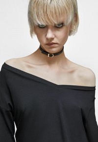 Patrizia Pepe MAGLIA - Long sleeved top - nero