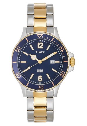 Timex HARBORSIDE 42 mm BRACELET - Ure - silver-coloured/gold-coloured/blue