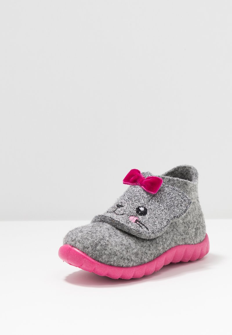 Kinder Sneaker | Superfit HAPPY Hausschuh hellgrau - TG64898 Kinder Sneaker | Superfit HAPPY Hausschuh hellgrau - TG64898