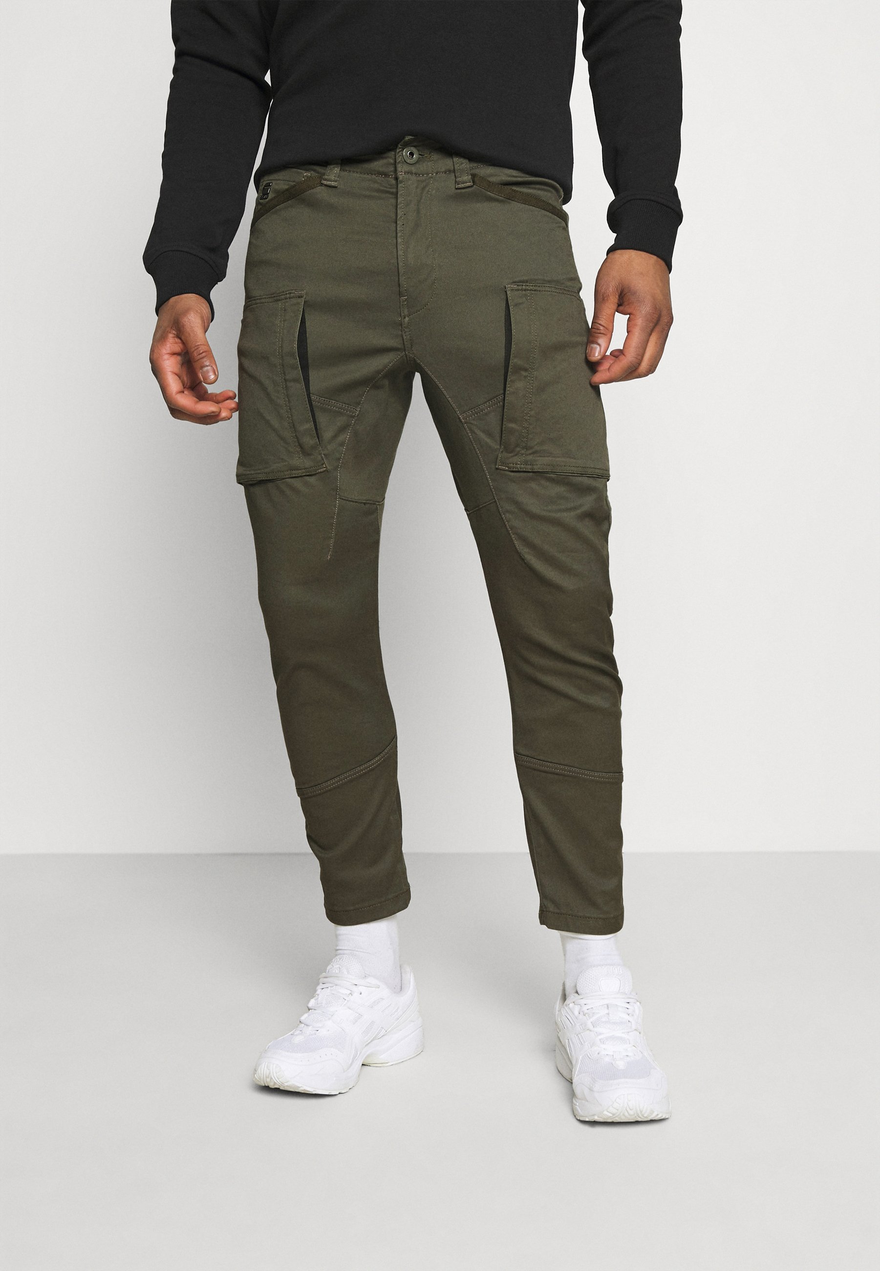 skinny cargo pants with zippers