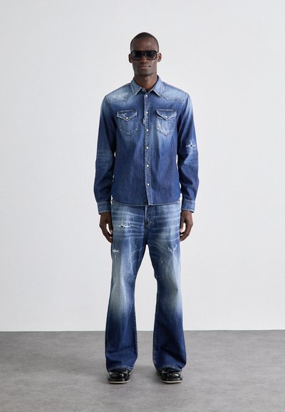 DSQUARED2 ICON EROS - Traperice opuštenog kroja - navy blue