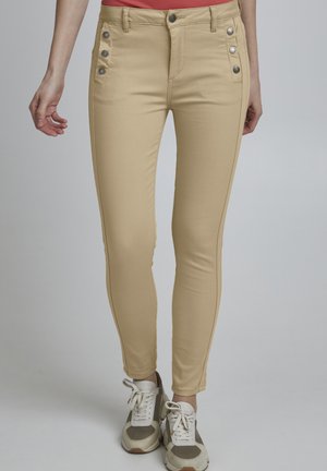 Fransa FRMAX  - Slim fit -farkut - beige