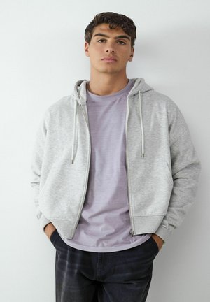 Balmohk, SWEATSHIRT ZIP UP HOODIE - Zip-up sweatshirt - grey melange