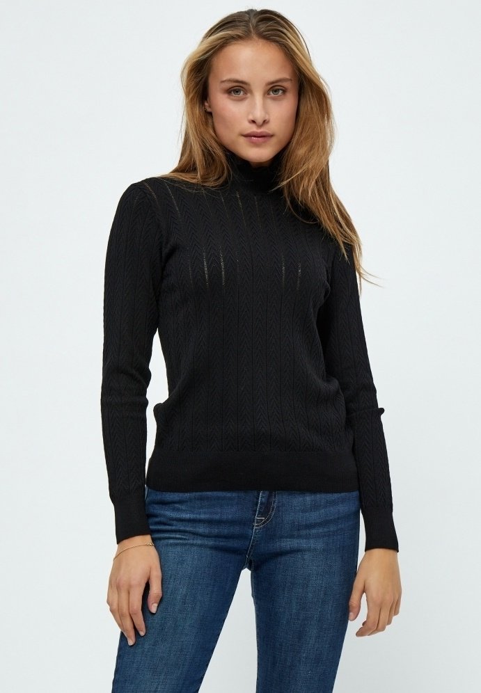 PEPPERCORN TANA RUFFLE Jumper black Zalando.ie