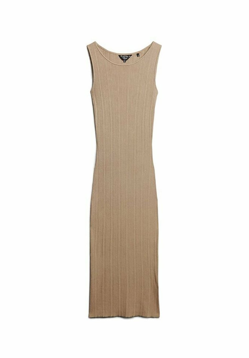 Superdry & Co Gebreide jurk beige