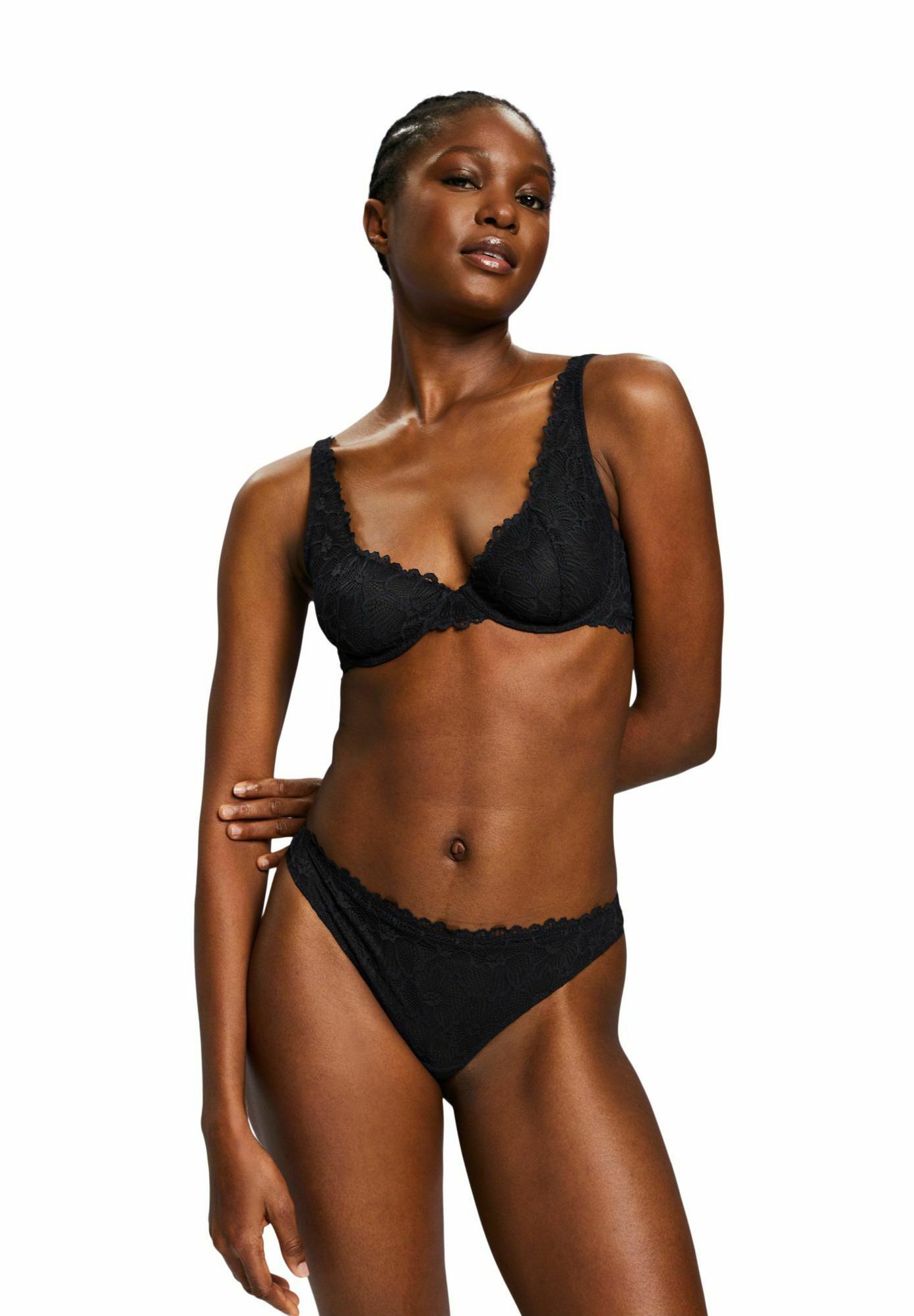 Perizoma Trasparente Leopardato Noir Handmade - 90% Poliestere, 10% Elastan, Lavabile A Mano - Foto 6