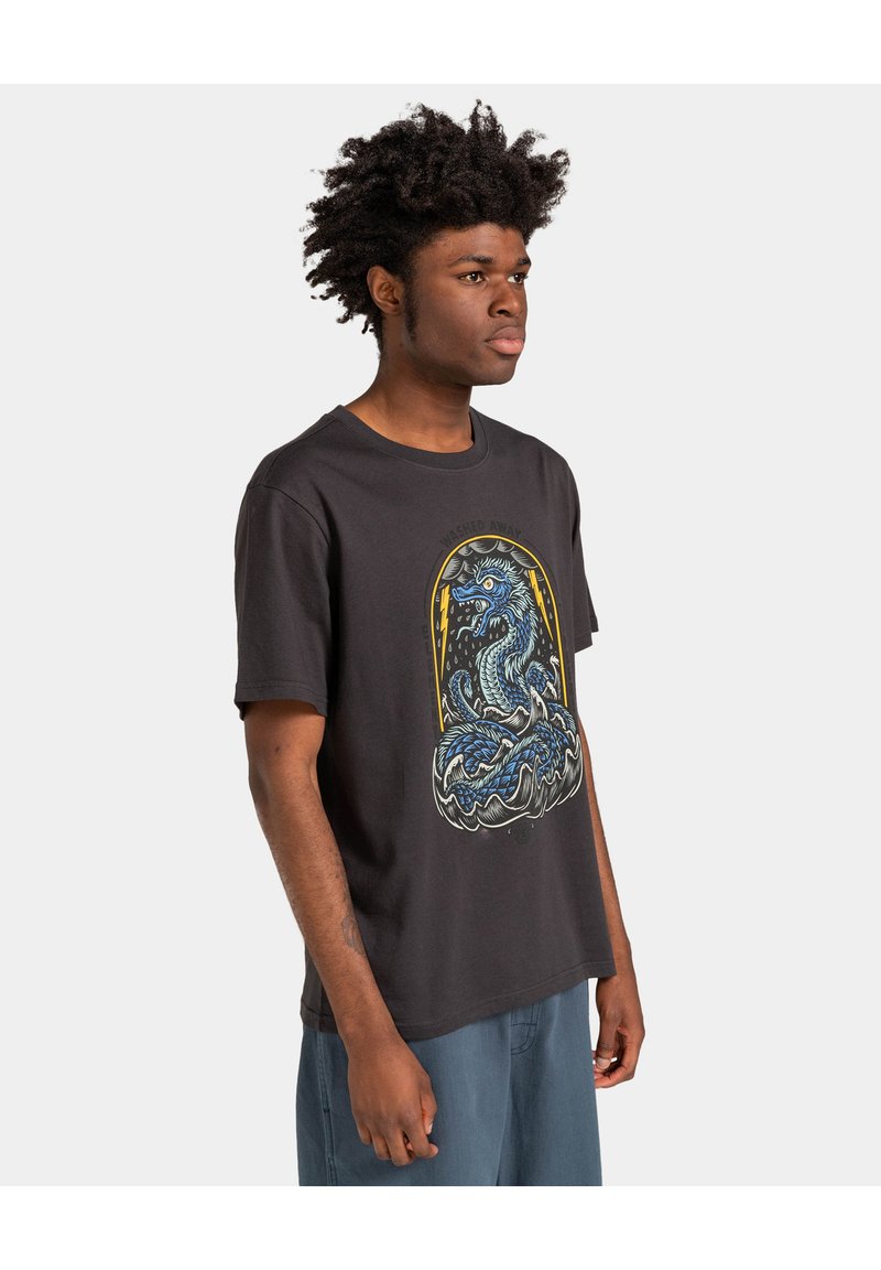 TIMBER FROM DEEP - Camiseta estampada off black/gris claro - Zalando.es