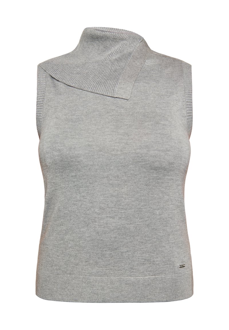 dreimaster Top lichtgrijs gemêleerd