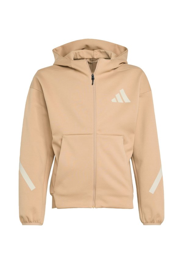 Zip-up sweatshirt - warm sandstone beige2