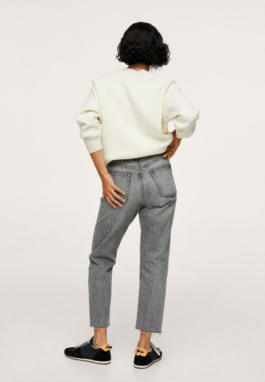 Mango HAVANA - Straight leg jeans - grey - Zalando.co.uk