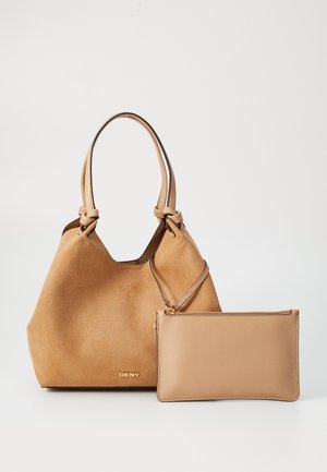 PAULA COMMUTER MEDIUM TOTE SET - Handbag - cappuccino