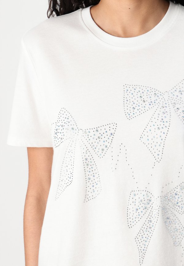 ONLGRY O NECK TEE - Print T-shirt - cloud dancer2