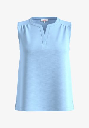 s.Oliver MIT AUSSCHNITT - Top - himmelblau