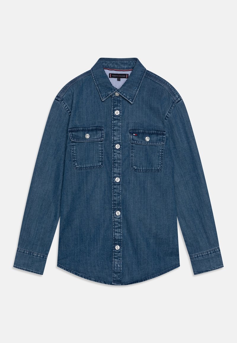 Tommy Hilfiger ESSENTIAL - Košile - dark denim wash