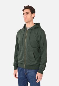 Ciabalù CON CAPPUCCIO - Felpa con zip - verde