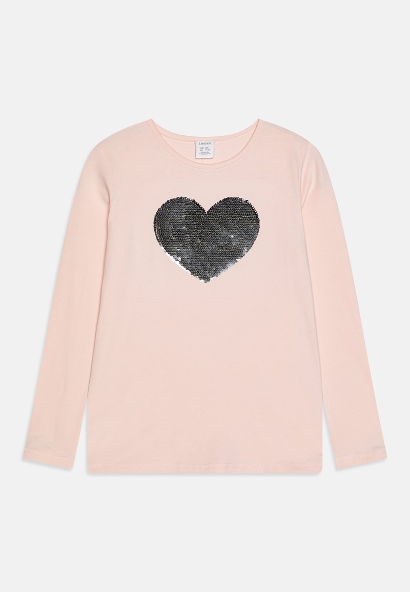 Lindex - TOP HEART FLIP SEQUINS - Ilgarankovis viršutinės dalies drabužis - light pink, Padidinti