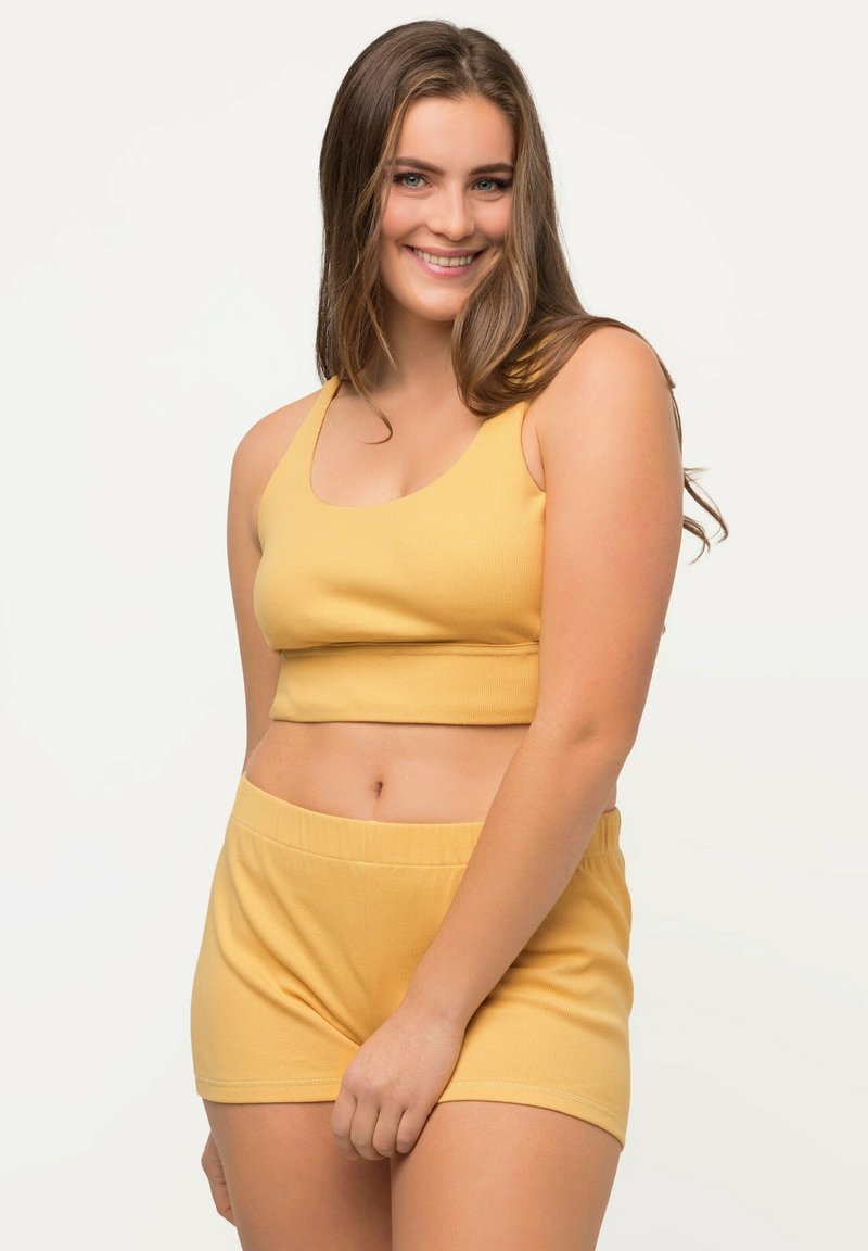 Ulla Popken Bustier - light yellow