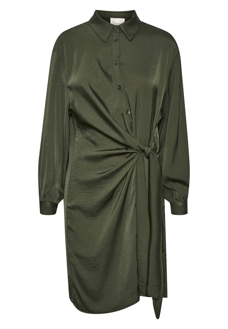 green emerald velvet dress L'Agence
