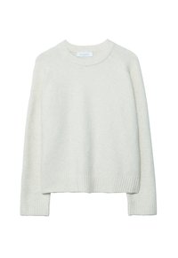 BASIC SOFT SWEATER  - Vesta - white
