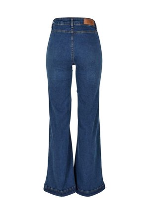 Urban Classics VINTAGE  - Platėjantys džinsai - deepblue washed