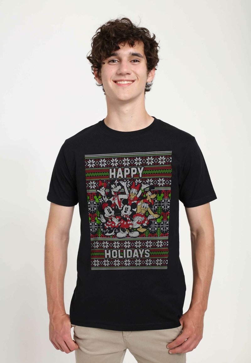Henry Tiger MICKEY CLASSIC MICKEY SIX SWEATER UNISEX - Triko s potiskem - black