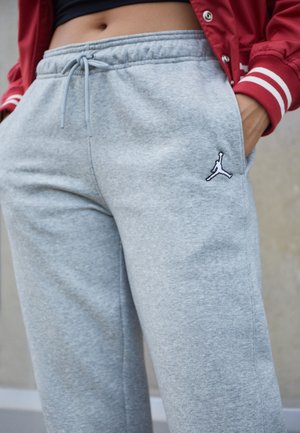 W J FLIGHT FLC PANT CORE - Tracksuit bottoms - dark grey heather/white