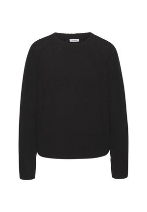 Strickpullover - schwarz