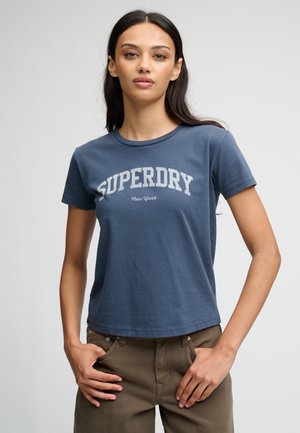 Superdry & Co, ATHLETIC ESSENTIALS GRAPHIC - Camiseta estampada - standard navy