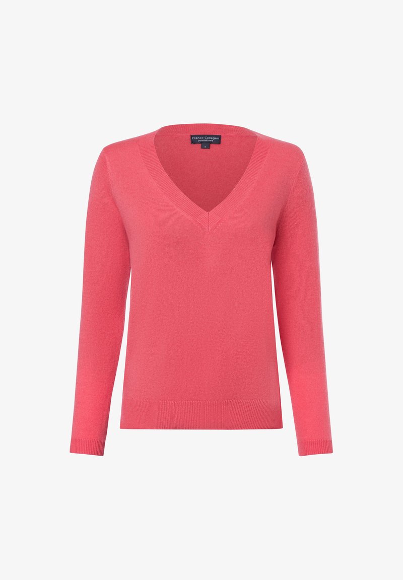 Franco Callegari Strickpullover - koralle