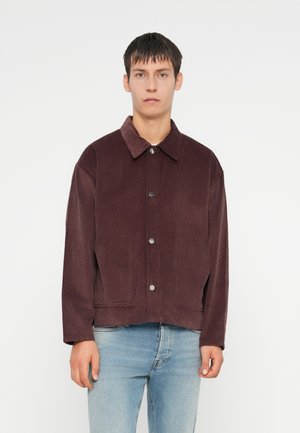 JORBEDFORD BOXY OVERSHIRT - Pluus - deep mahogany