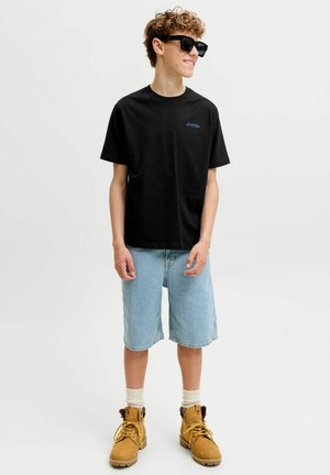 Jack & Jones Junior, T-SHIRT T-SHIRT JUNIOR - T-shirt imprimé - black