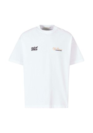 Another Cotton Lab OUT OF OFFICE - Print T-shirt - white