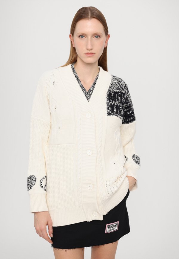 URBAN - Cardigan - fantasia bianco3