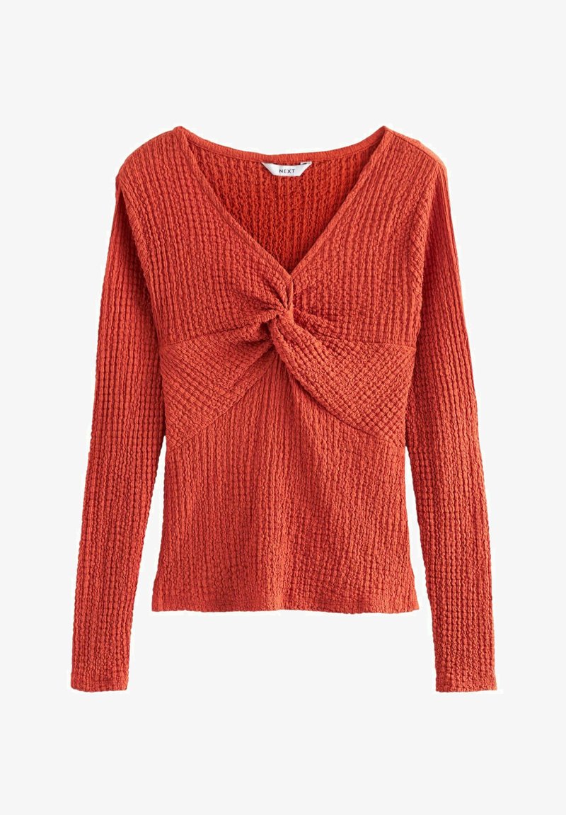 Next - TWIST  FRONT - Pikkade varrukatega topp - rust orange, Suurenda