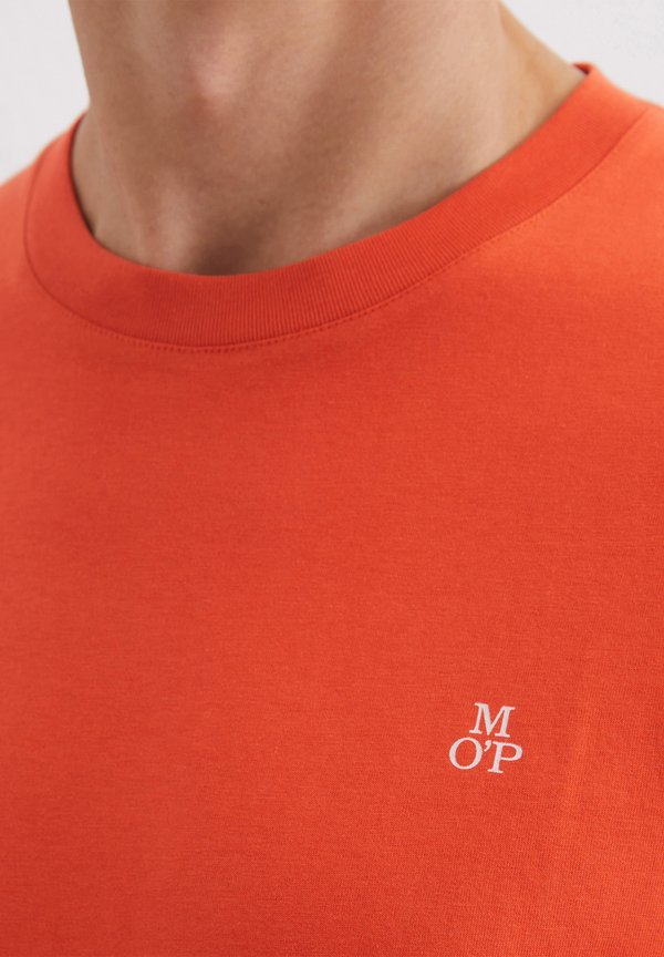 SHORT SLEEVE LOGO CREWNECK - Basic T-shirt - sweet pepper2