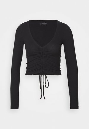 Long sleeved top - black