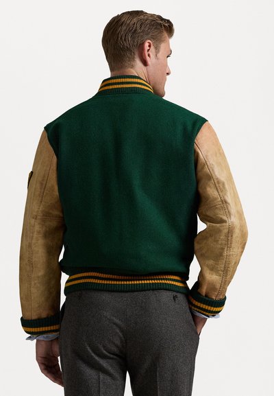 Polo Ralph Lauren VARSITY BOMBER - Chaquetas bomber - moss agate