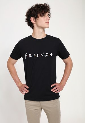 FRIENDS LOGO - Print T-shirt - black