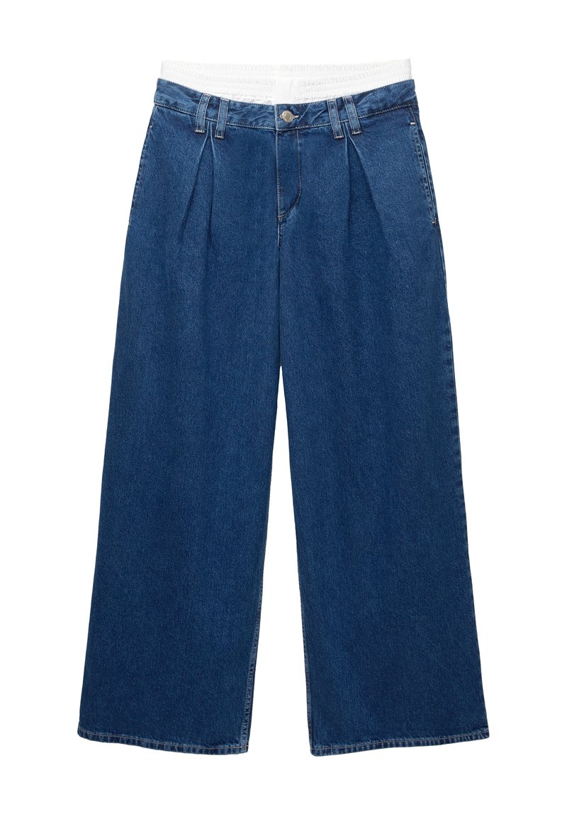 PULL&BEAR Flared Jeans donkerblauw