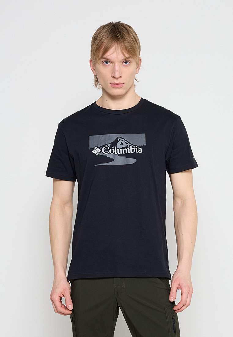 Columbia T-shirt print zwart
