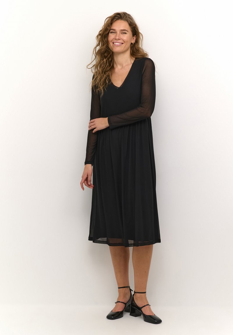 Culture CUMELIDA MESH - Cocktail dress / Party dress - black - Zalando.ie