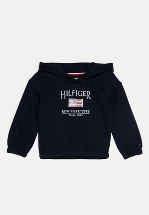 Tommy Hilfiger FLAG HOODIE - Hoodie - dark night navy