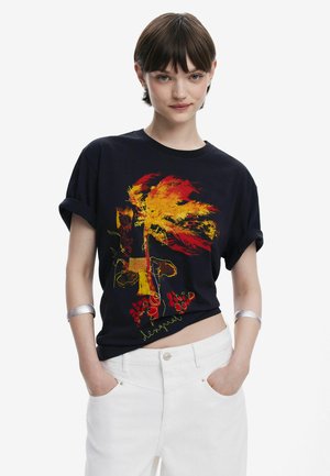 PALM TREE - Print T-shirt - black