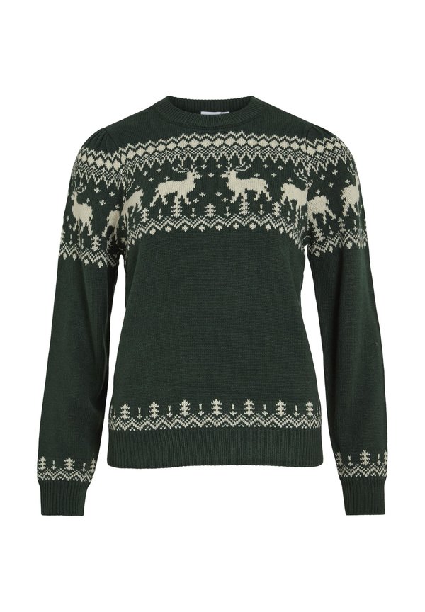 VIDEER LS CHRISTMAS - Jumper - pine grove pattern jacquard3