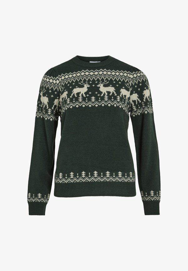 VIDEER LS CHRISTMAS - Jumper - pine grove pattern jacquard3
