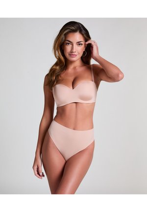 Hunkemöller Sujetador sin tirantes/multiescote - beige