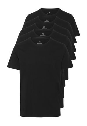 Matinique JERMANE 5-PACK - Basic T-shirt - black