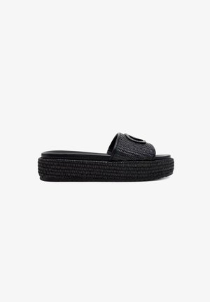 Guess, LONNEY - Chanclas de baño - black