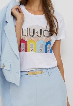 T-shirt print - white